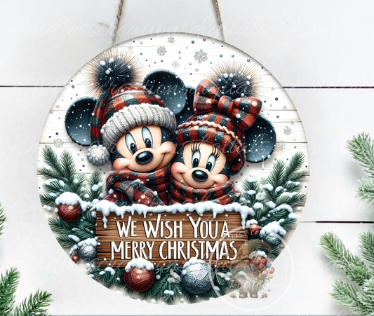 MR AND MRS MOUSE ROUND EXCLUSIVE DESIGN