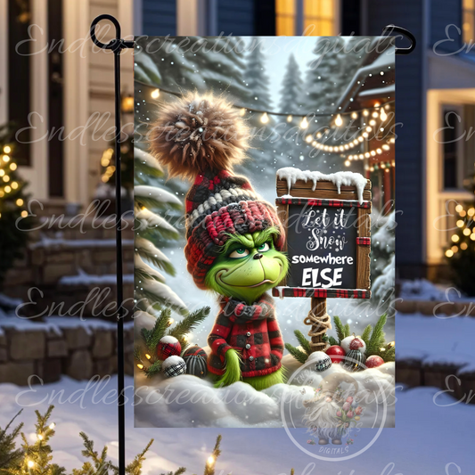 LET IT SNOW SOMEWHERE ELSE EXCLUSIVE DESIGN