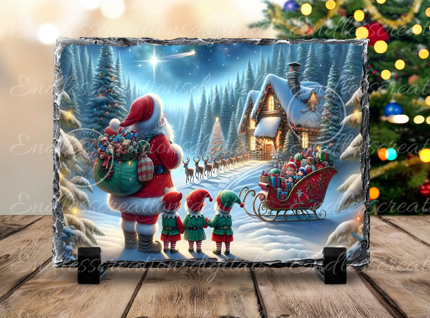 NIGHT BEFORE CHRISTMAS RECTANGLE/TINS