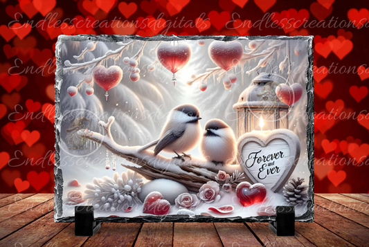 VALENTINES CHICKADEE COUPLE