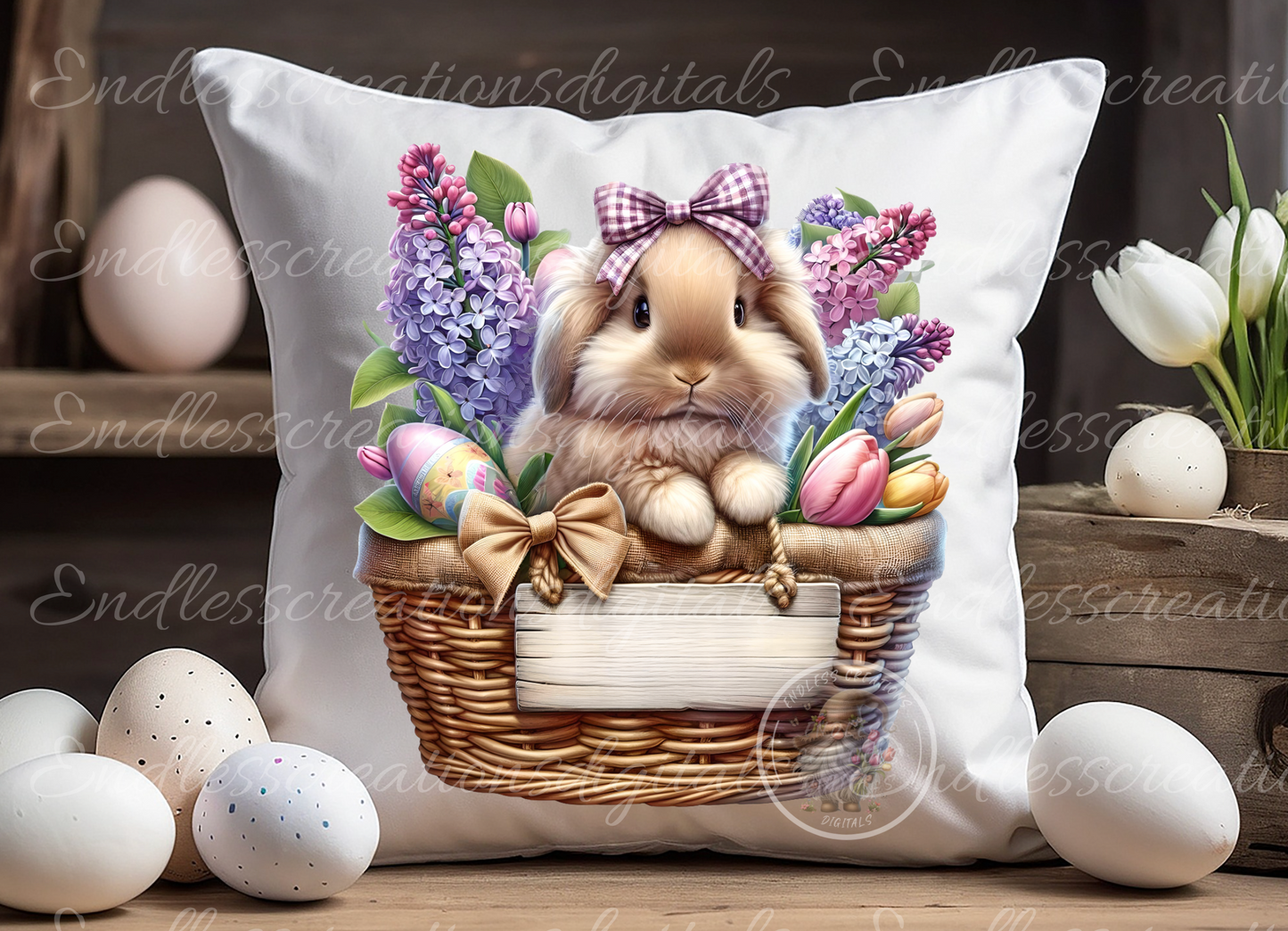 EASTER BUNNY TRANSPARENCIES BUNDLE OF 6