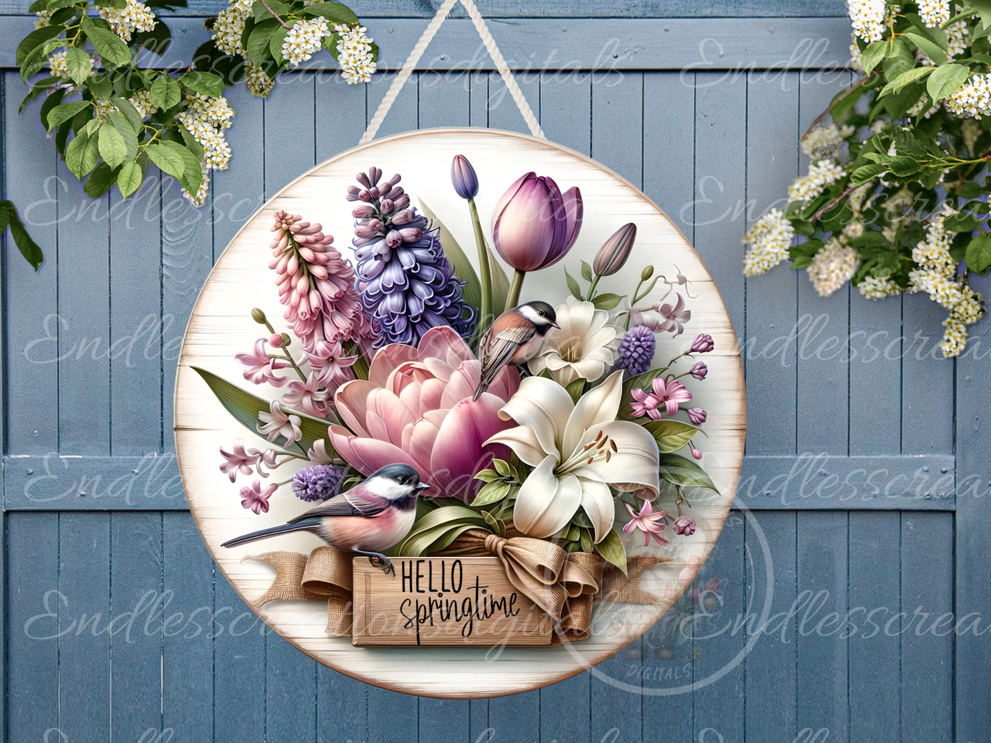 SPRING TIME FLORAL ROUND