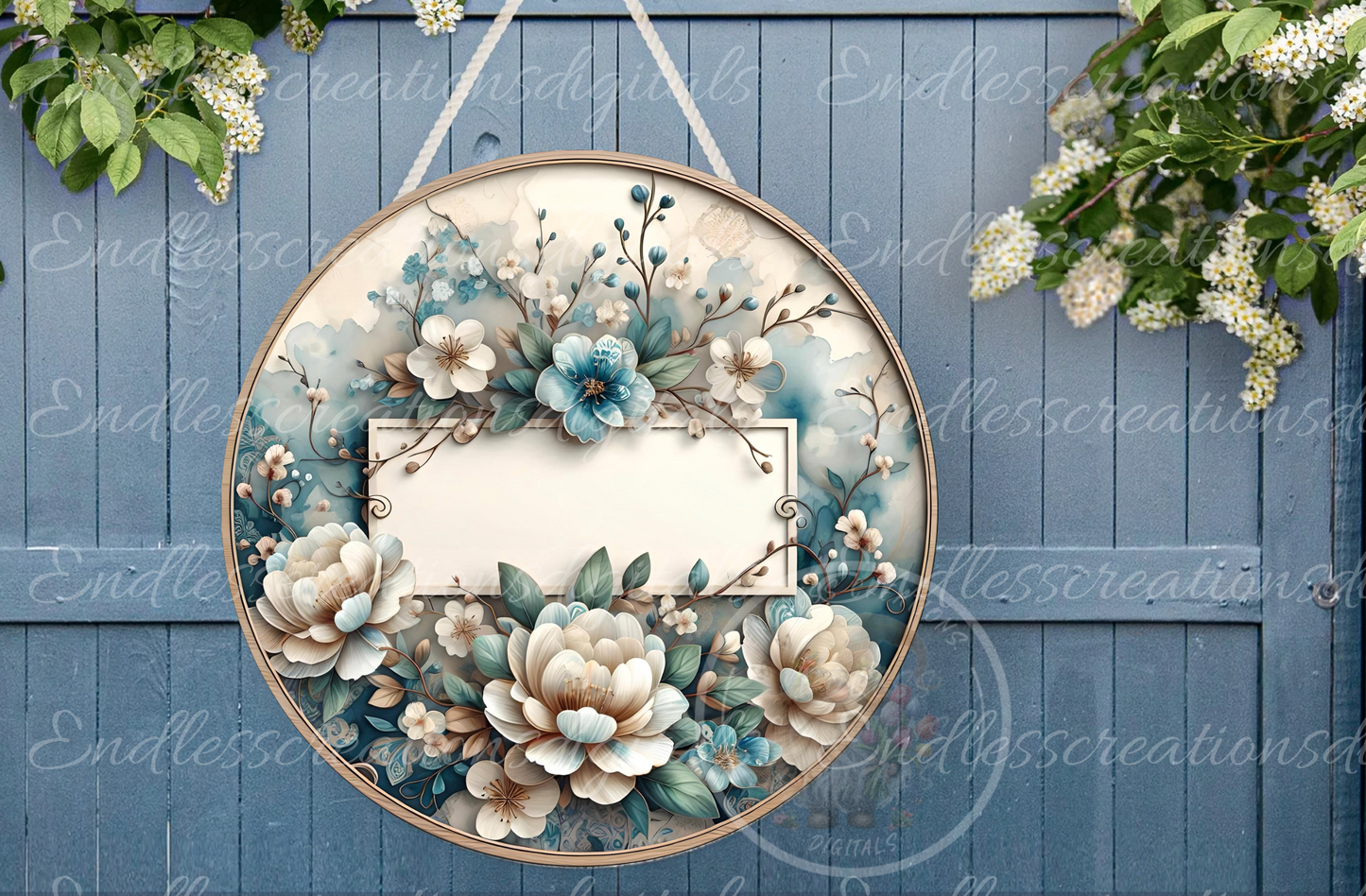 SPRING FLORAL WELCOME ROUND
