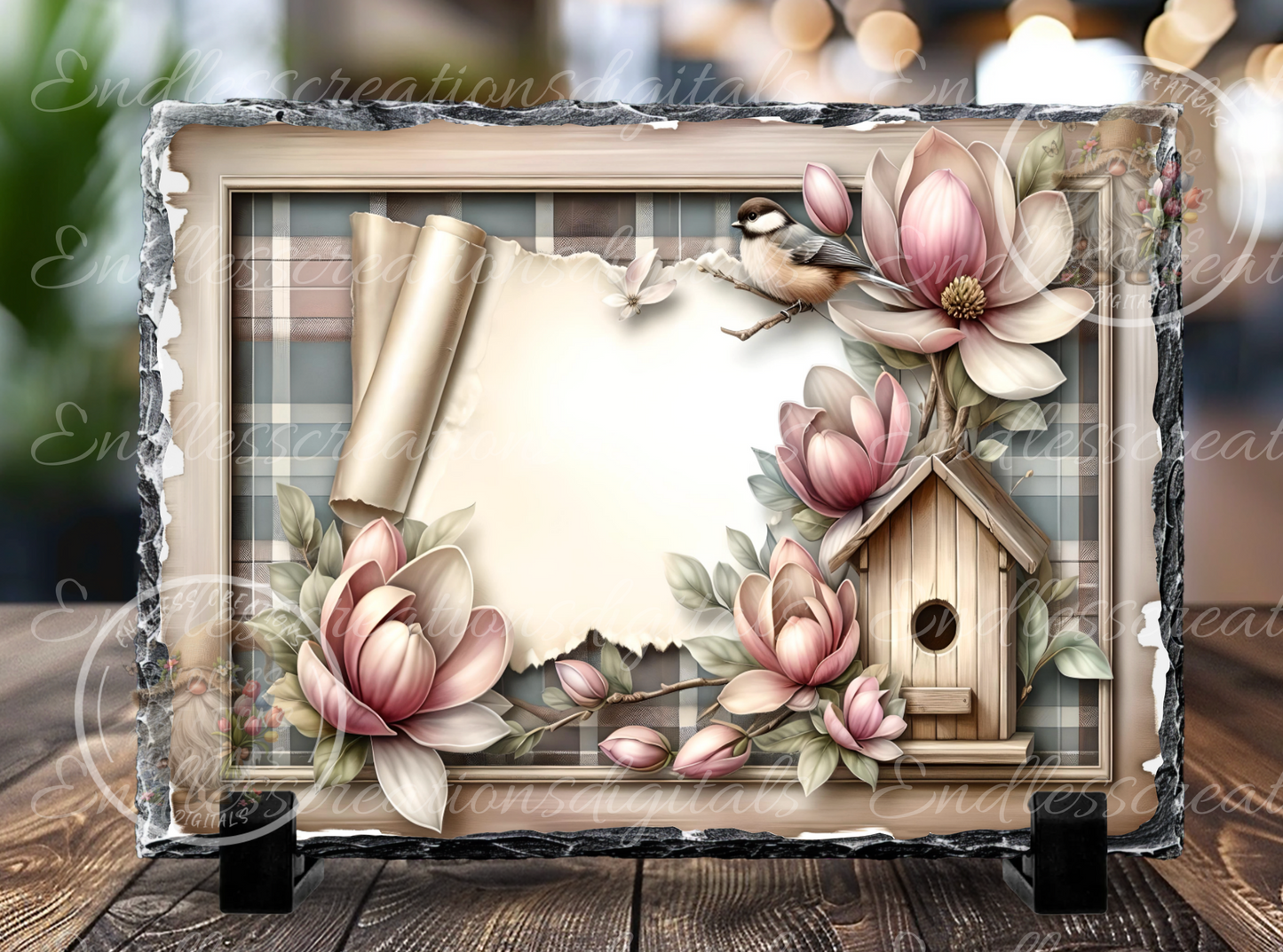 HOME SWEET HOME SPRING FLORAL RECTANGLE