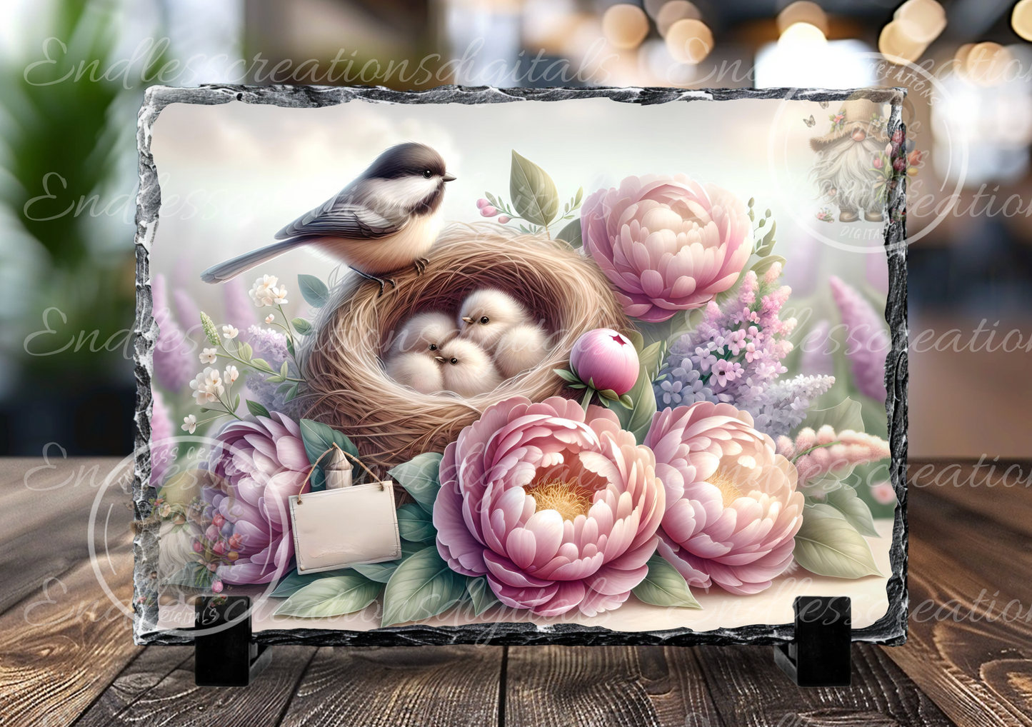 SPRING BLOOMS AND BABIES RECTANGLE