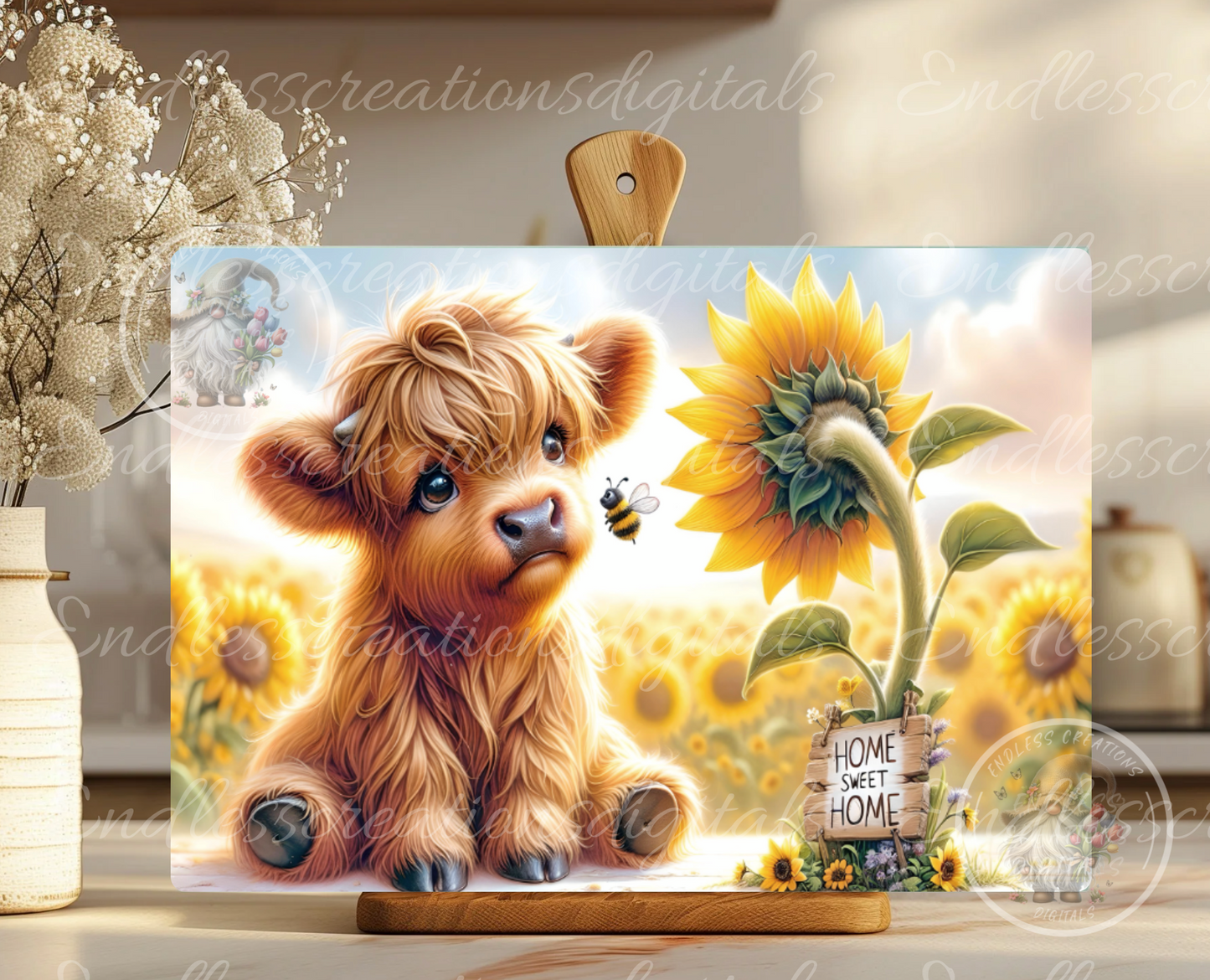 HOME SWEET HOME SUNFLOWER SUMMER RECTANGLE