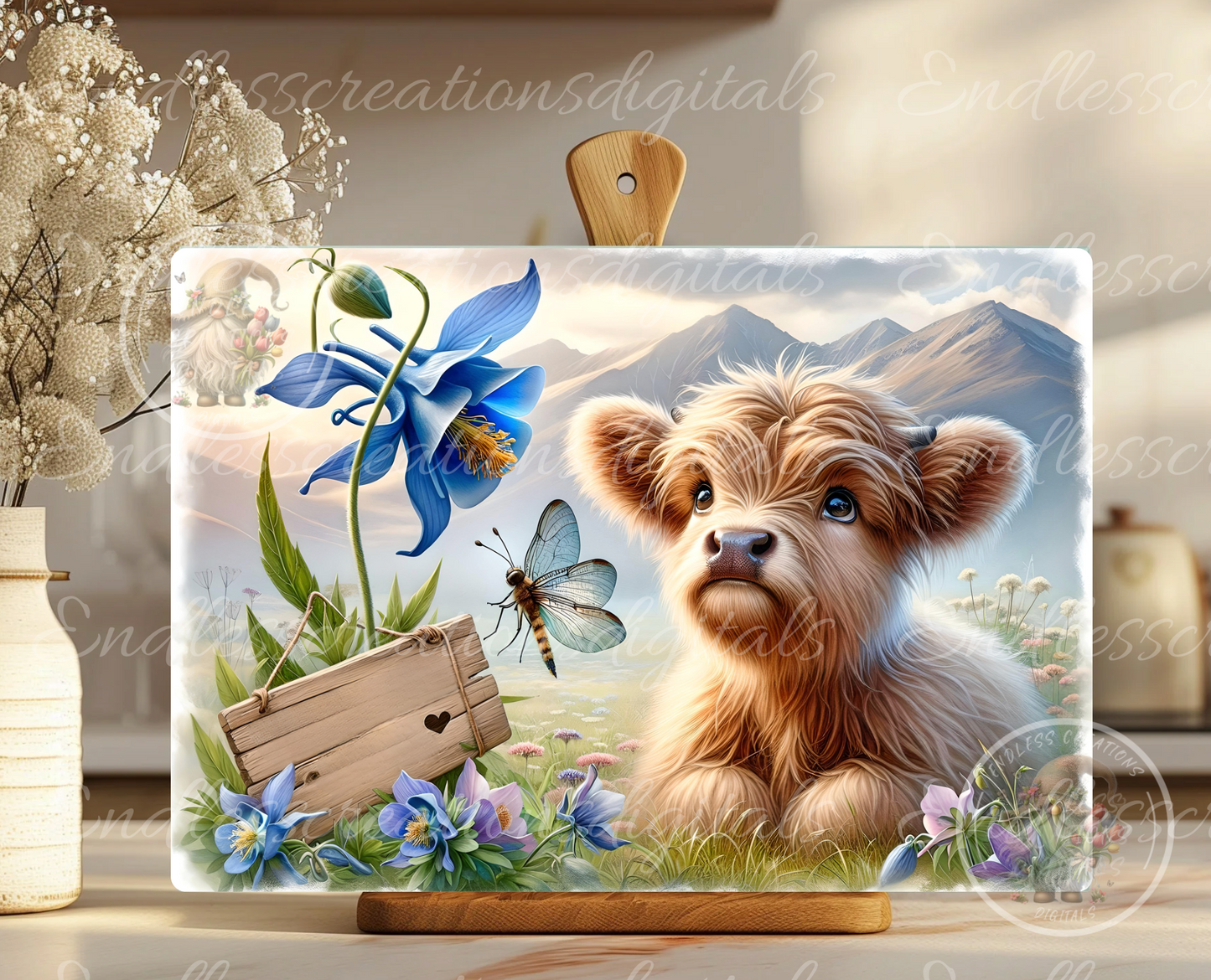 HOME SWEET HOME HIGHLAND RECTANGLE SPRING FLORAL