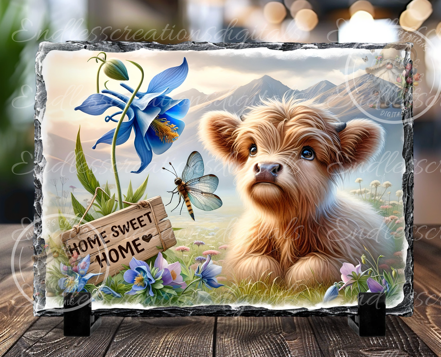 HOME SWEET HOME HIGHLAND RECTANGLE SPRING FLORAL