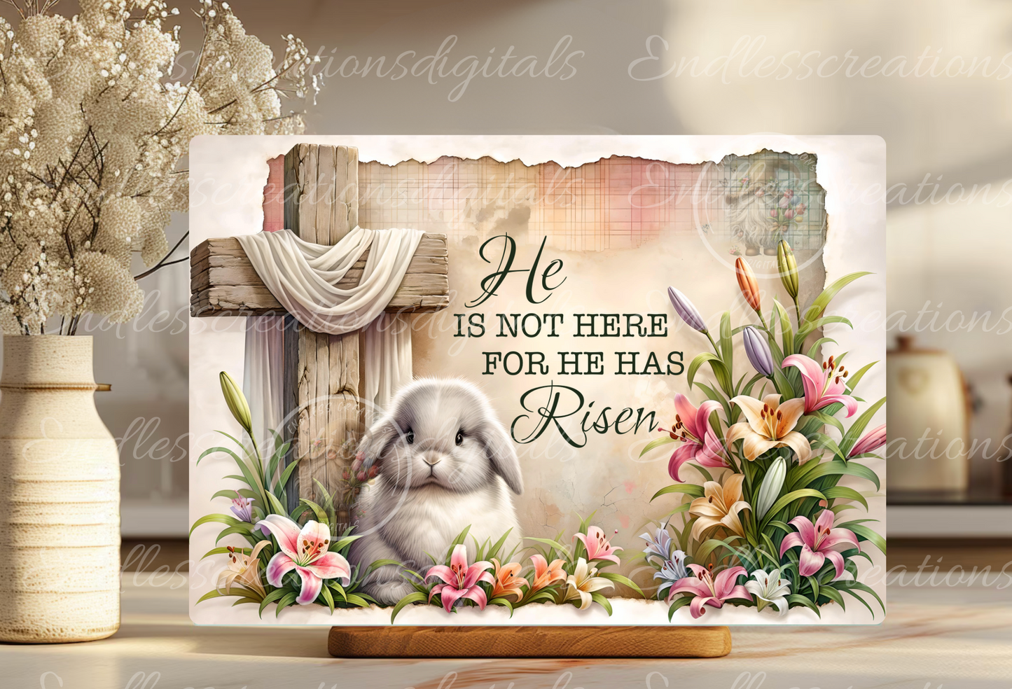 HE HAS RISEN EASTER FLORAL