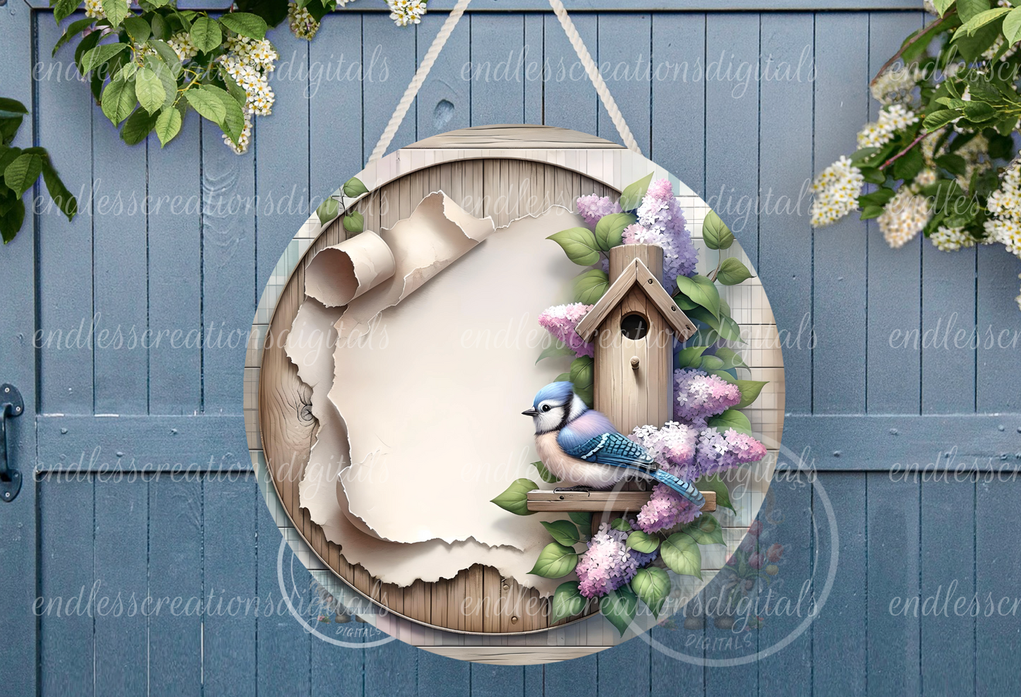 LIVE LIFE BLUEJAY LILACS