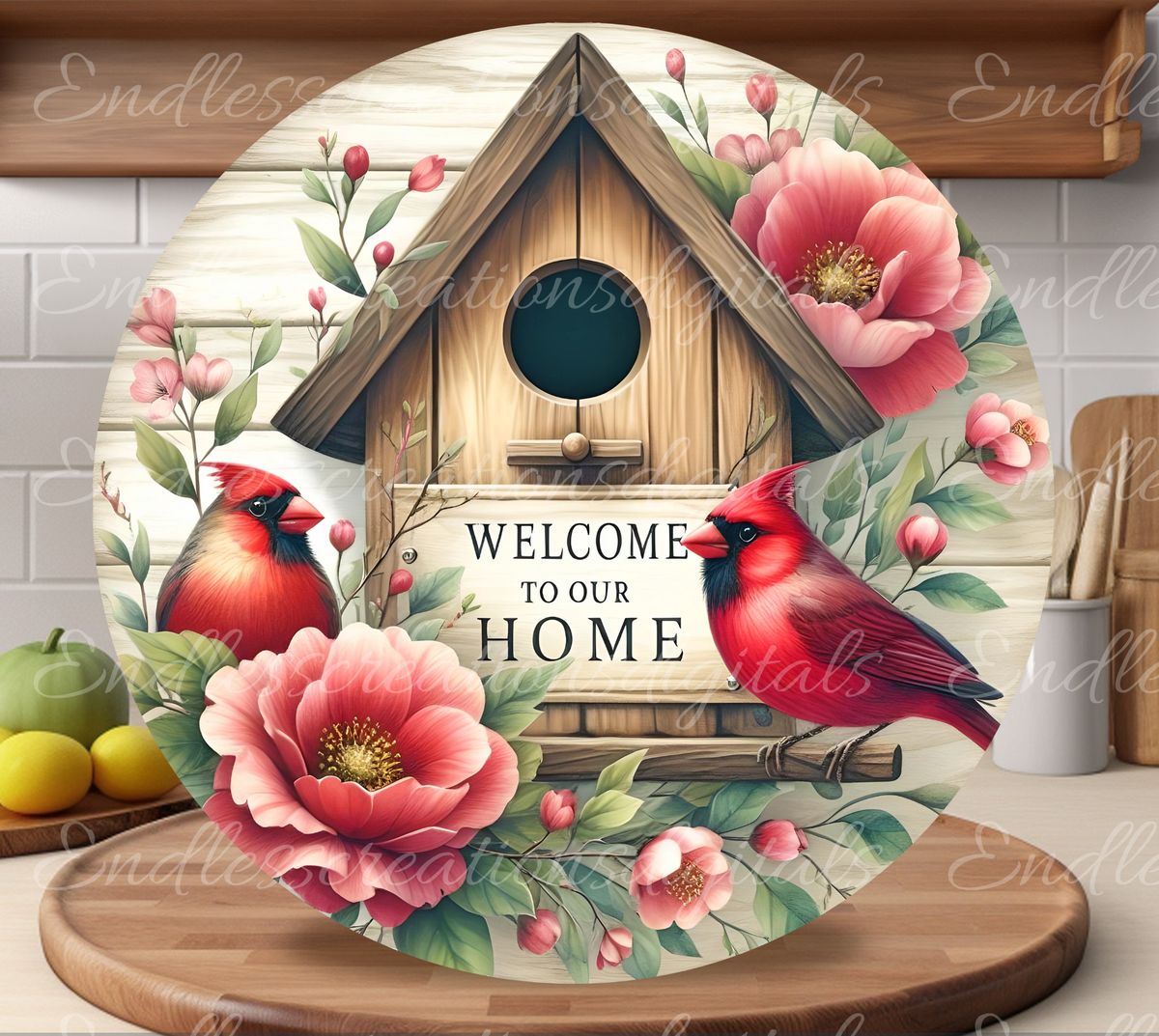 WELCOME DOOR HANGER, wreath sign png, for sublimation high resolution