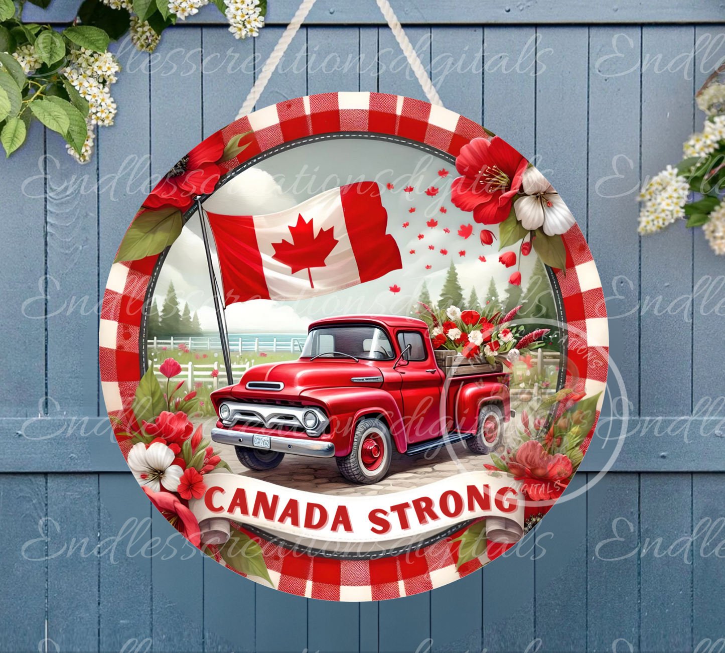 CANADA RED TRUCK PHYSICAL 10" ROUND 2 OPTIONS
