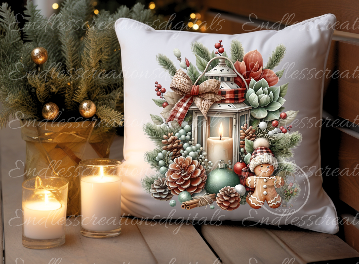 WINTER  GINGERBREAD TRANSPARENCIES
