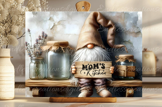 RUSTIC GNOME rectangle cutting board