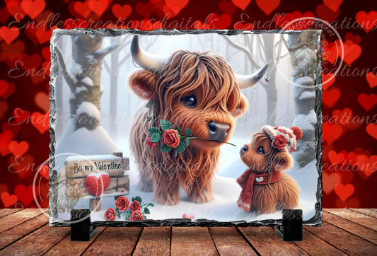 HIGHLAND COWS COUPLE VALENTINES
