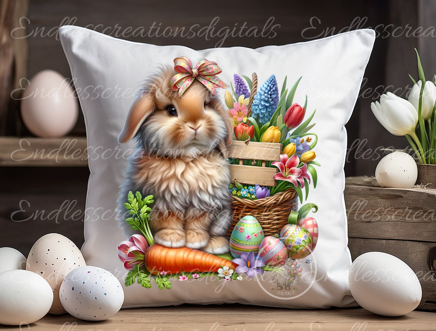 EASTER BUNNY TRANSPARENCIES BUNDLE OF 6
