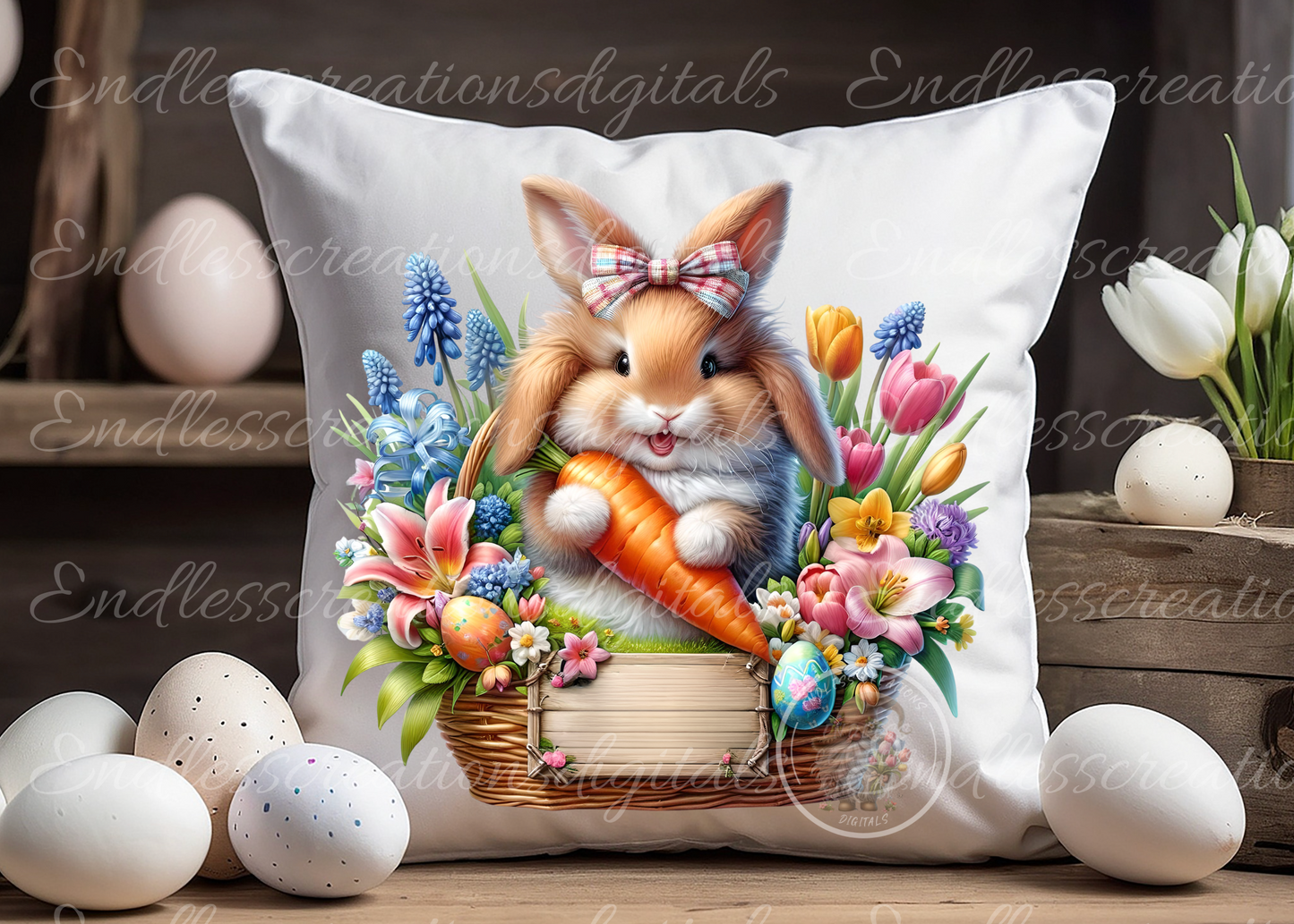 EASTER BUNNY TRANSPARENCIES BUNDLE OF 6