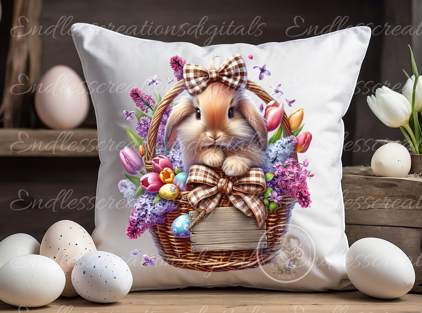 EASTER BUNNY TRANSPARENCIES BUNDLE OF 6