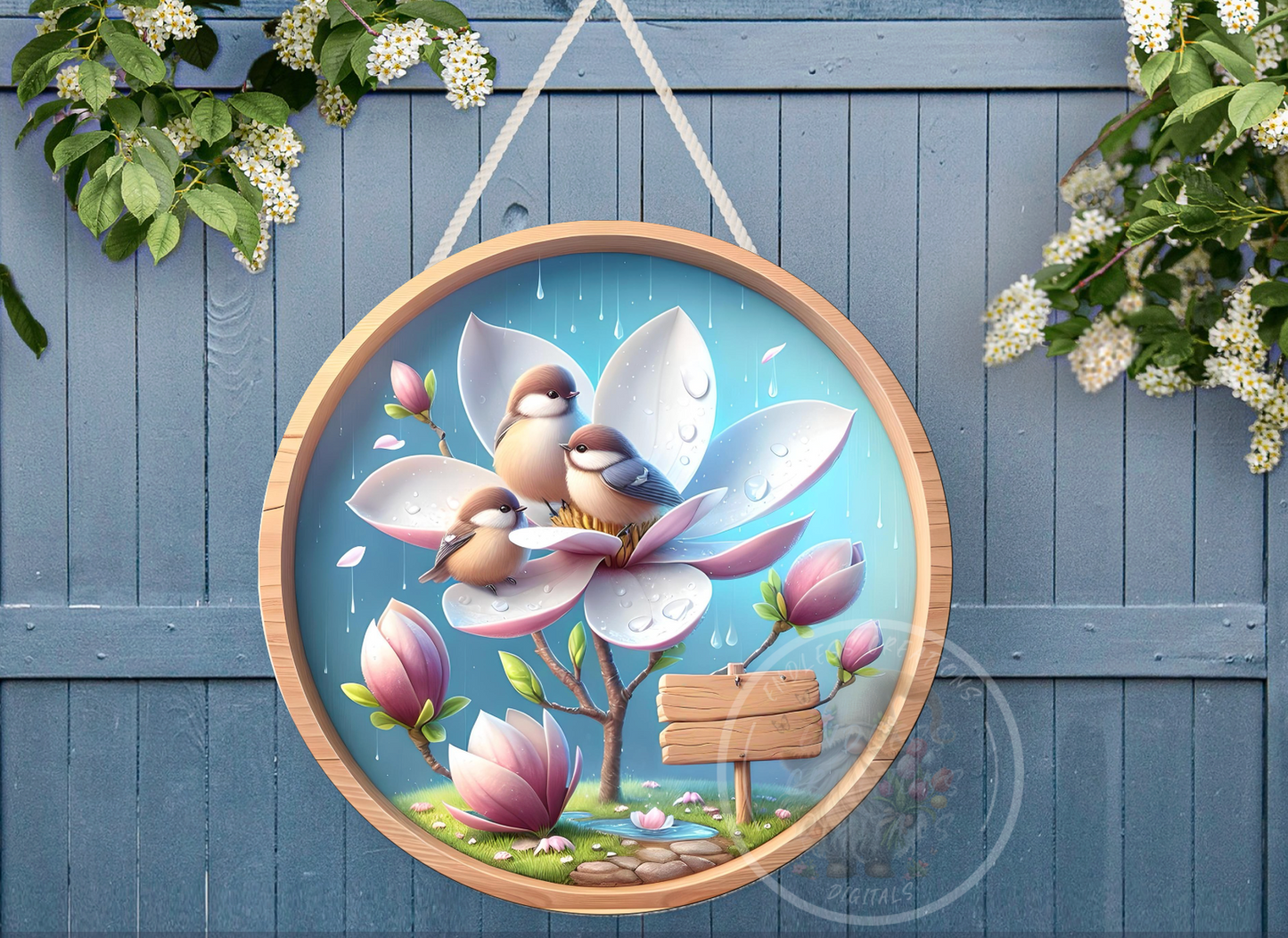 HAPPY SPRING BABY CHICKADEES