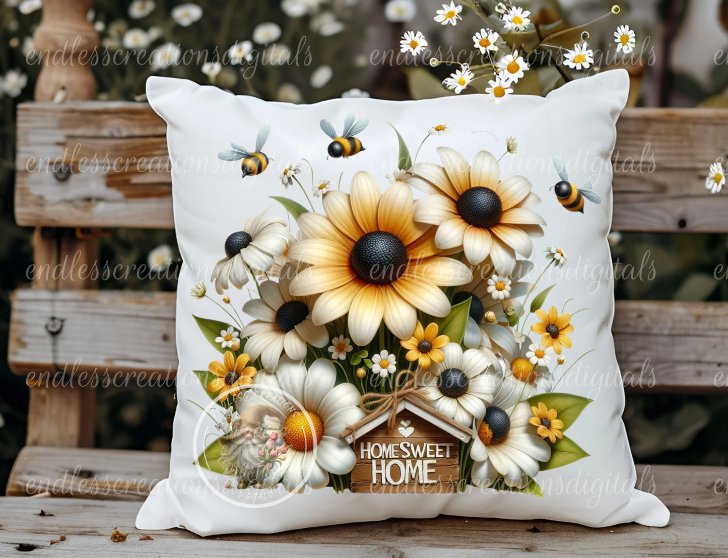 HOME SWEET HOME SUMMER FLORAL TRANSPARENCIES