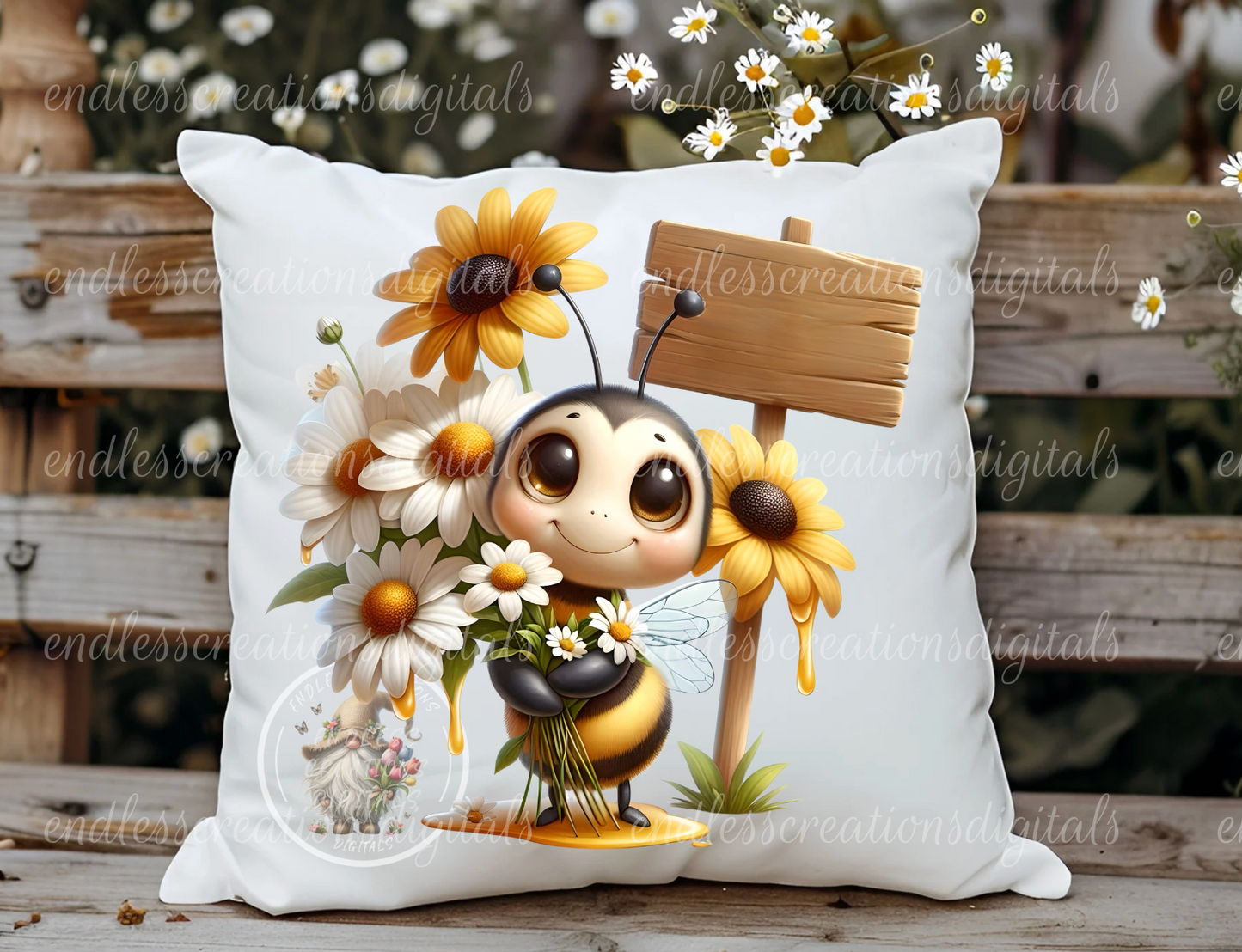 HOME SWEET HOME SUMMER BEE TRANSPARENCIES