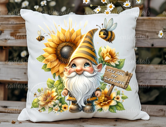 FLORAL BEE GNOME TRANSPARENCIES