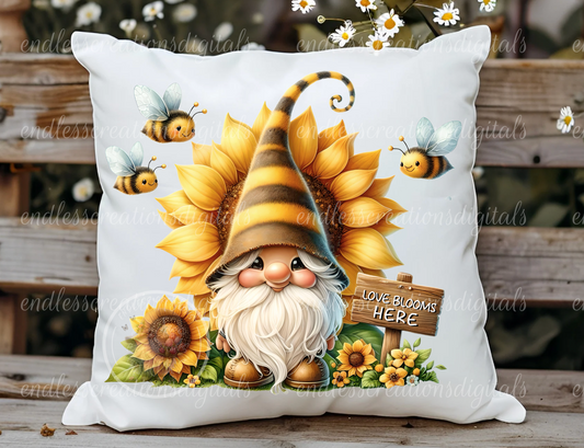 BEE GNOME LOVE BLOOMS TRANSPARENCIES