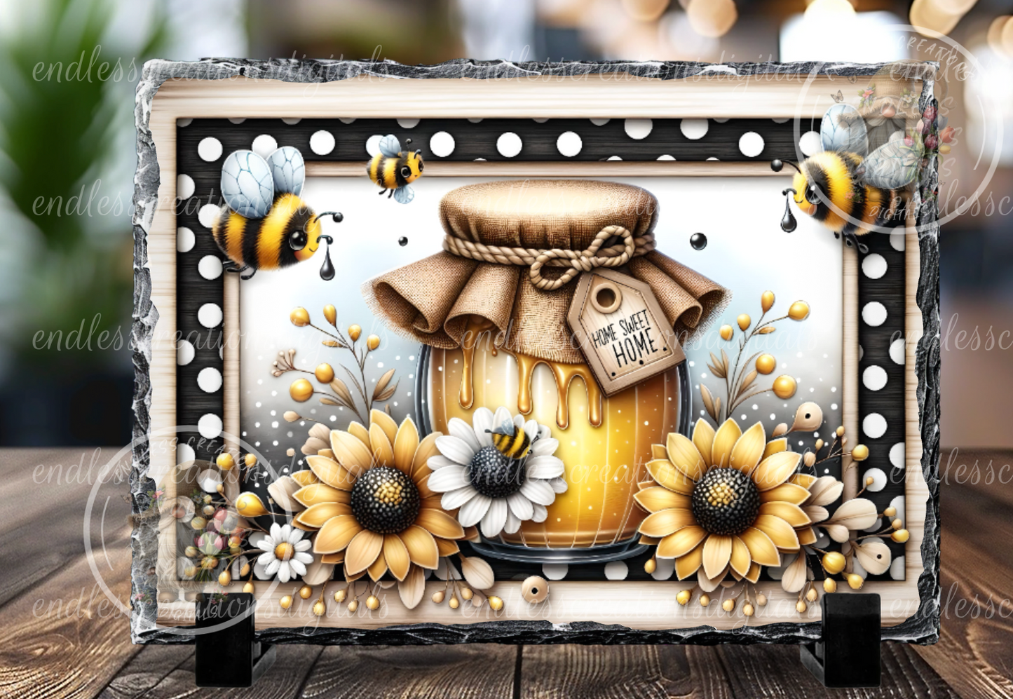 SUMMER HONEY BEE RECTANGLE