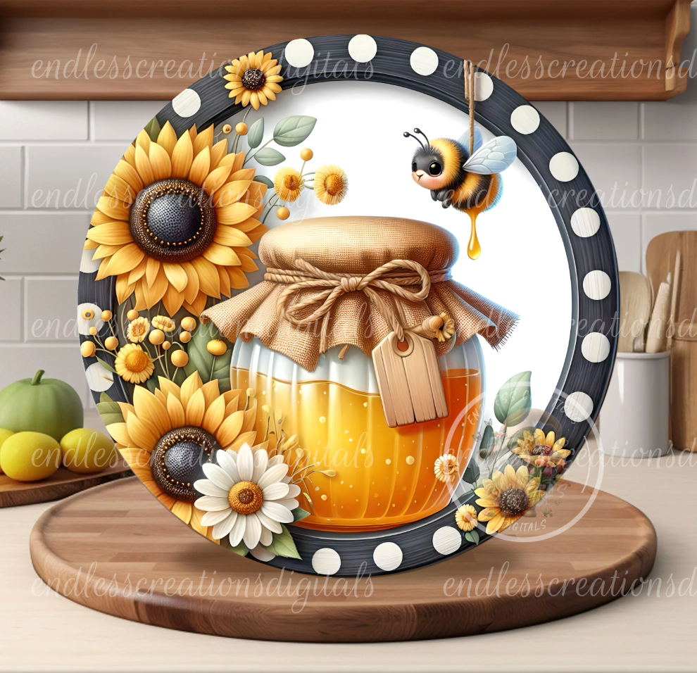 ROUND SUMMER HONEY BEE