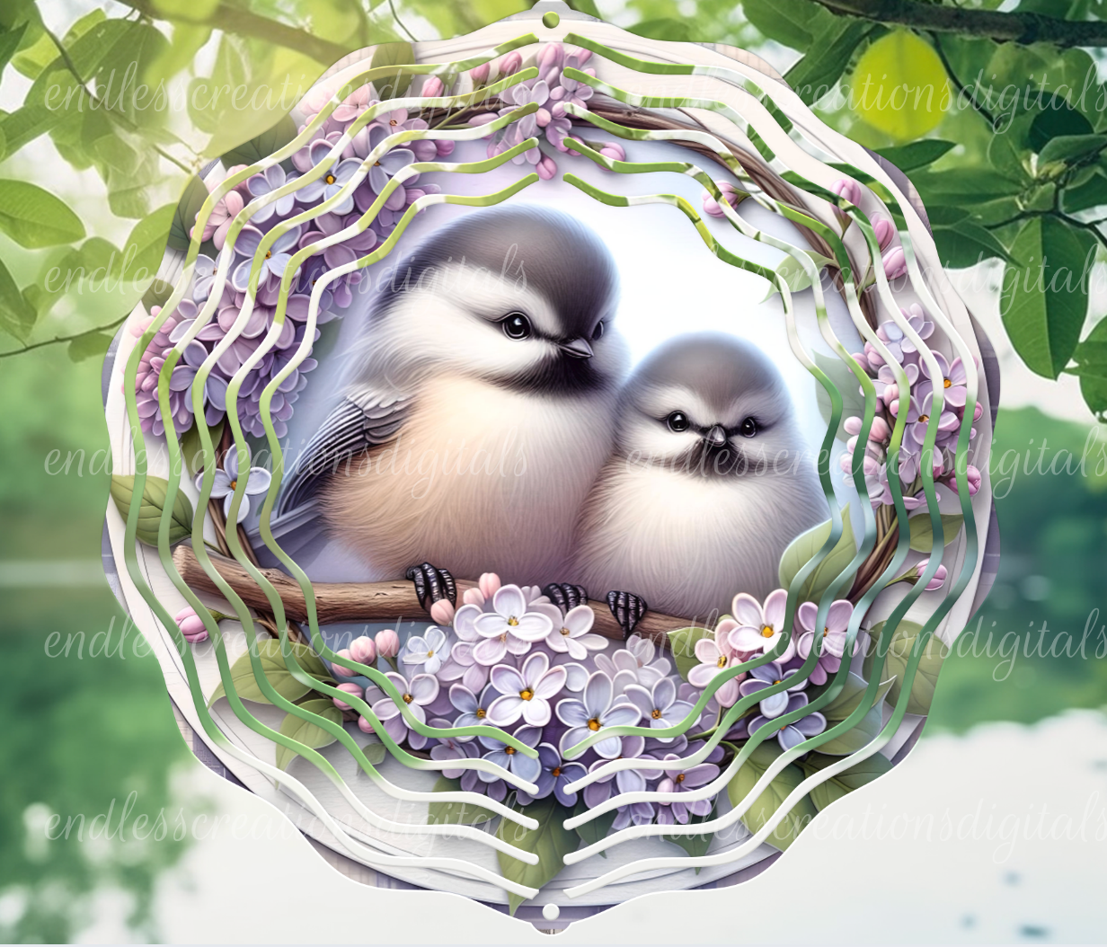 SPRING BABY CHICKADEES