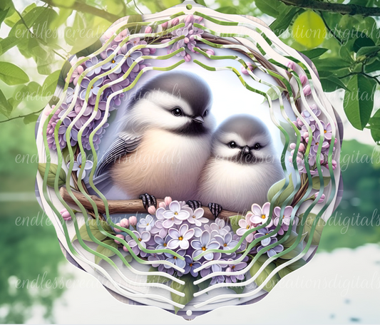 SPRING BABY CHICKADEES