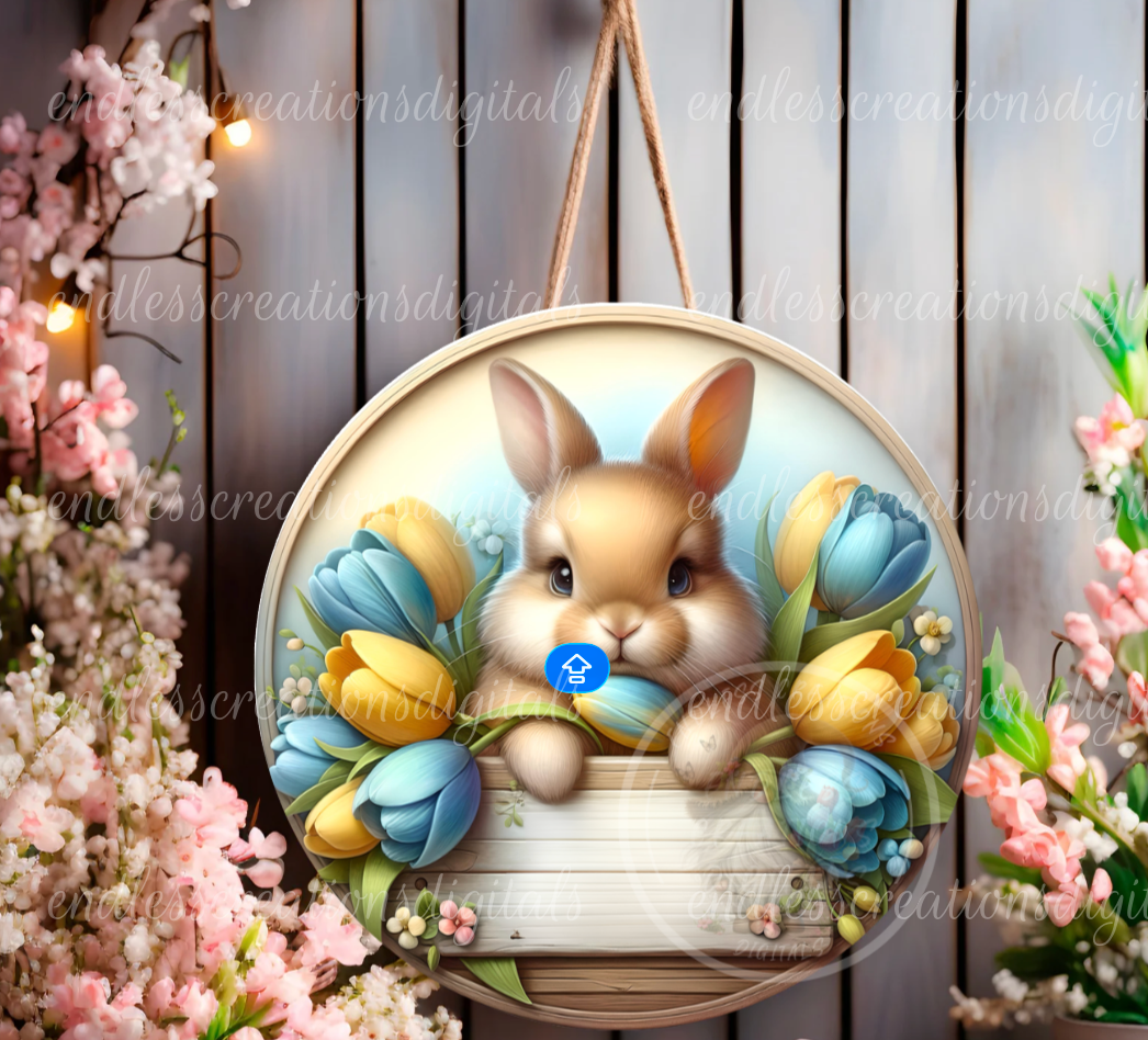 SPRING TUILIP BUNNY