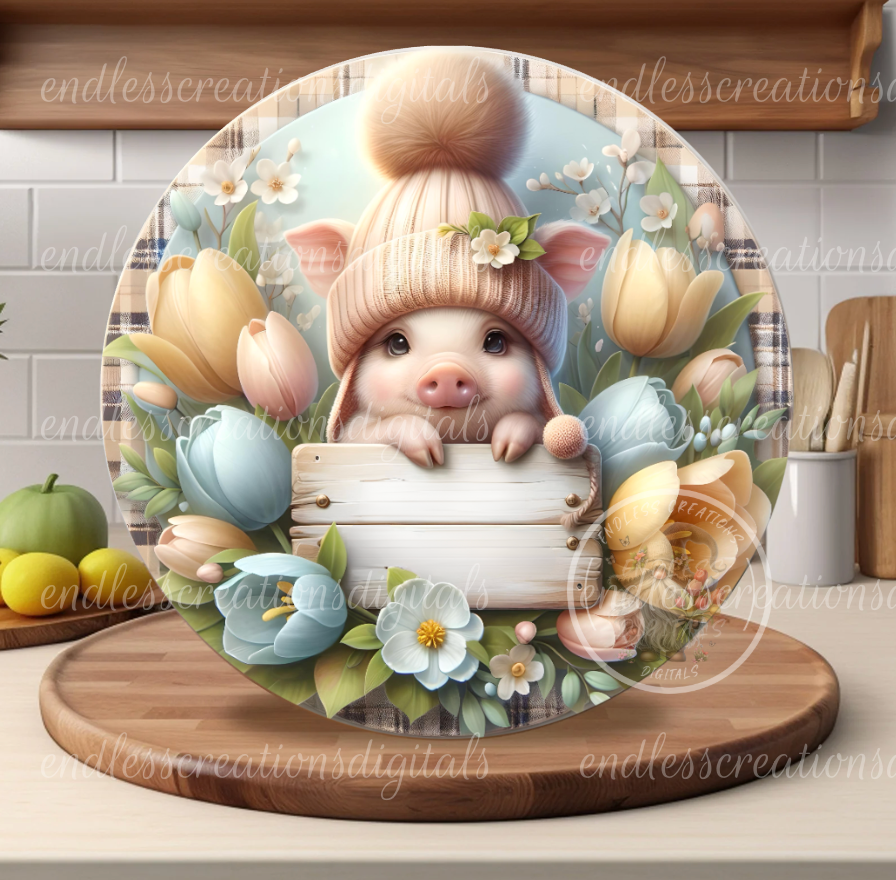 TULIPS BABY PIG SPRING
