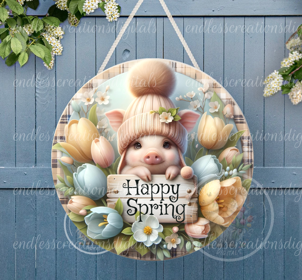 TULIPS BABY PIG SPRING