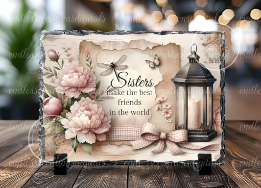 SISTERS FLORAL RECTANGLE