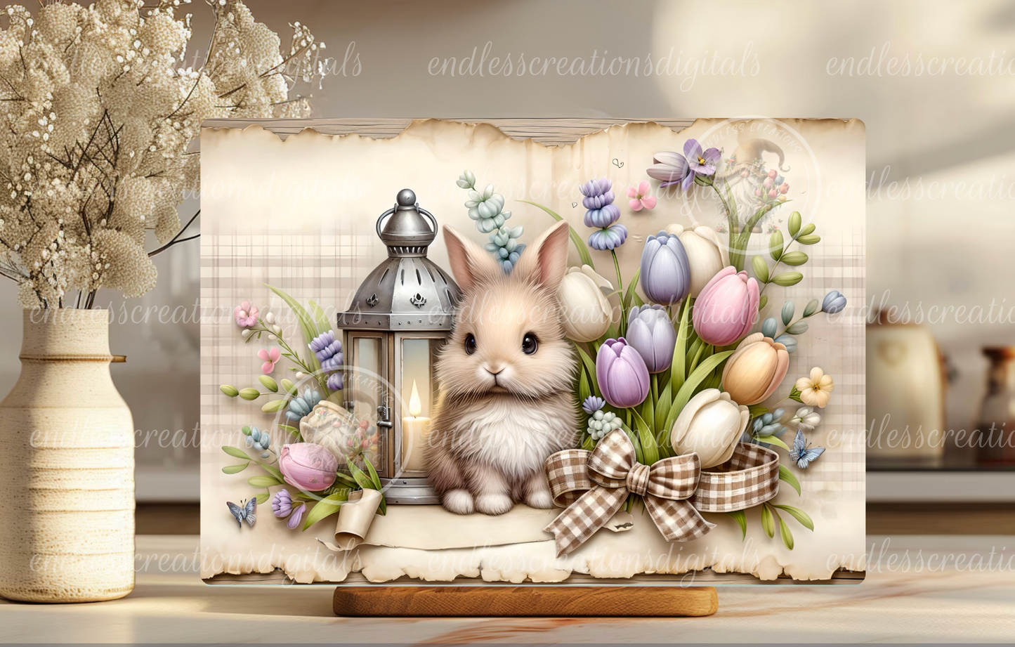 SPRING BLESSINGS FLORAL RECTANGLE