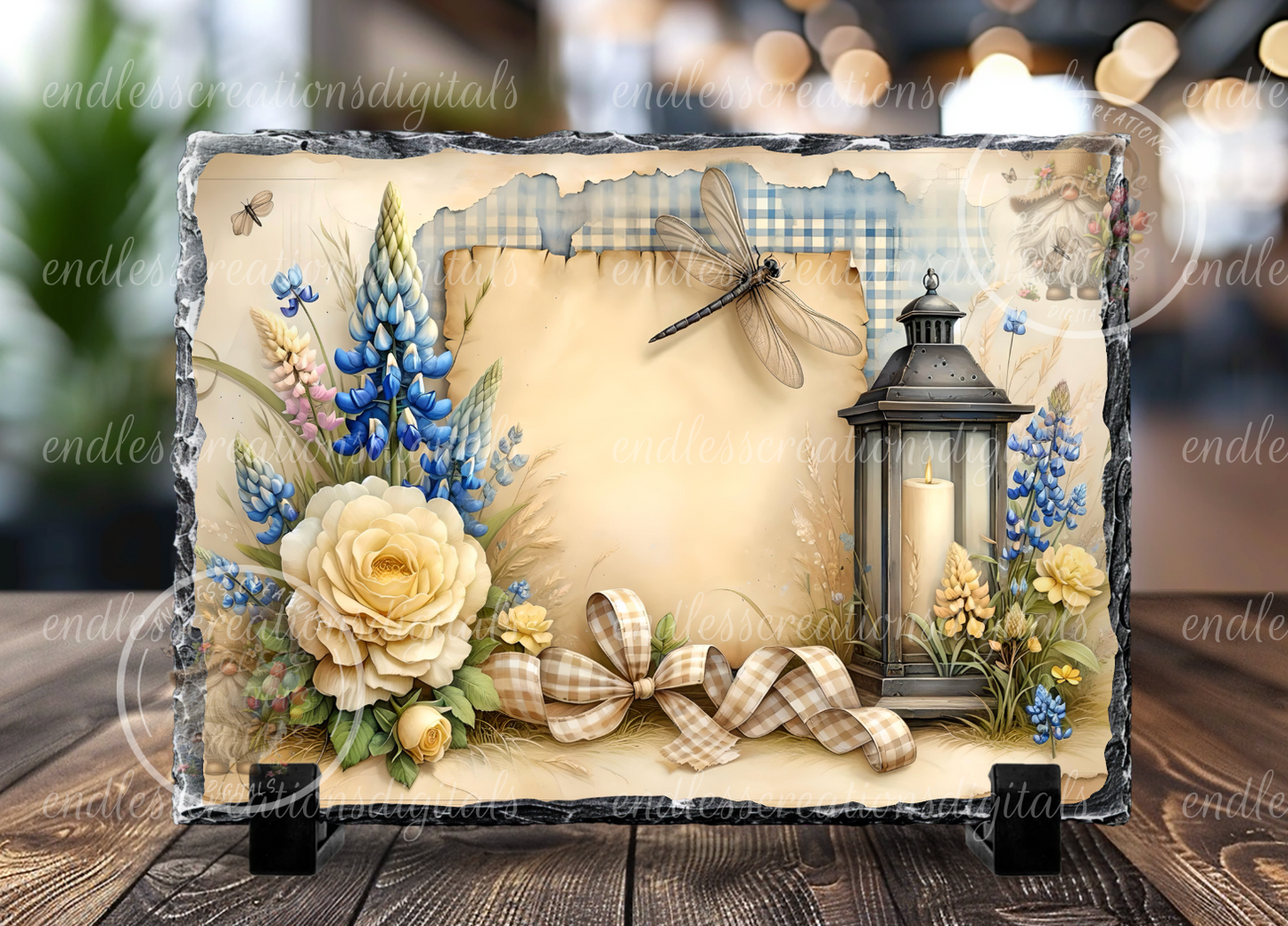 SUMMER LET IT BE FLORAL RECTANGLE