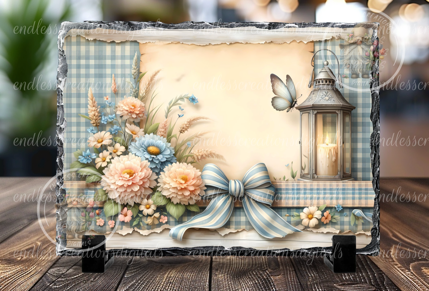 LOVE MAKES A HOME FLORAL RECTANGLE