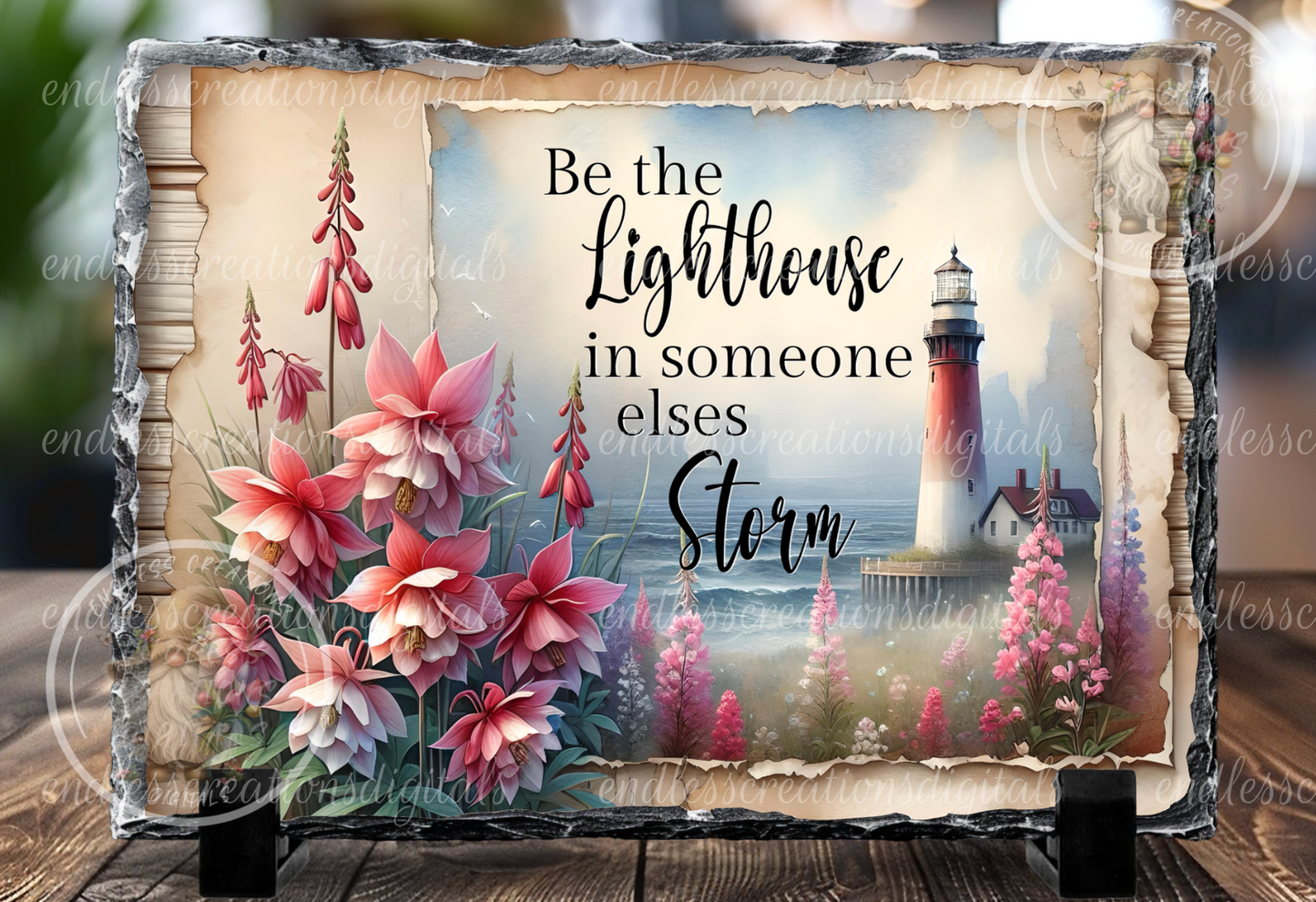 FLORAL COASTAL LIGHTHOUSE