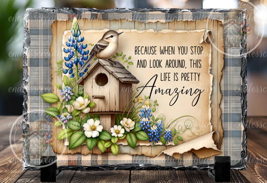 MOCKINGBIRD BLUEBONNET FLORAL