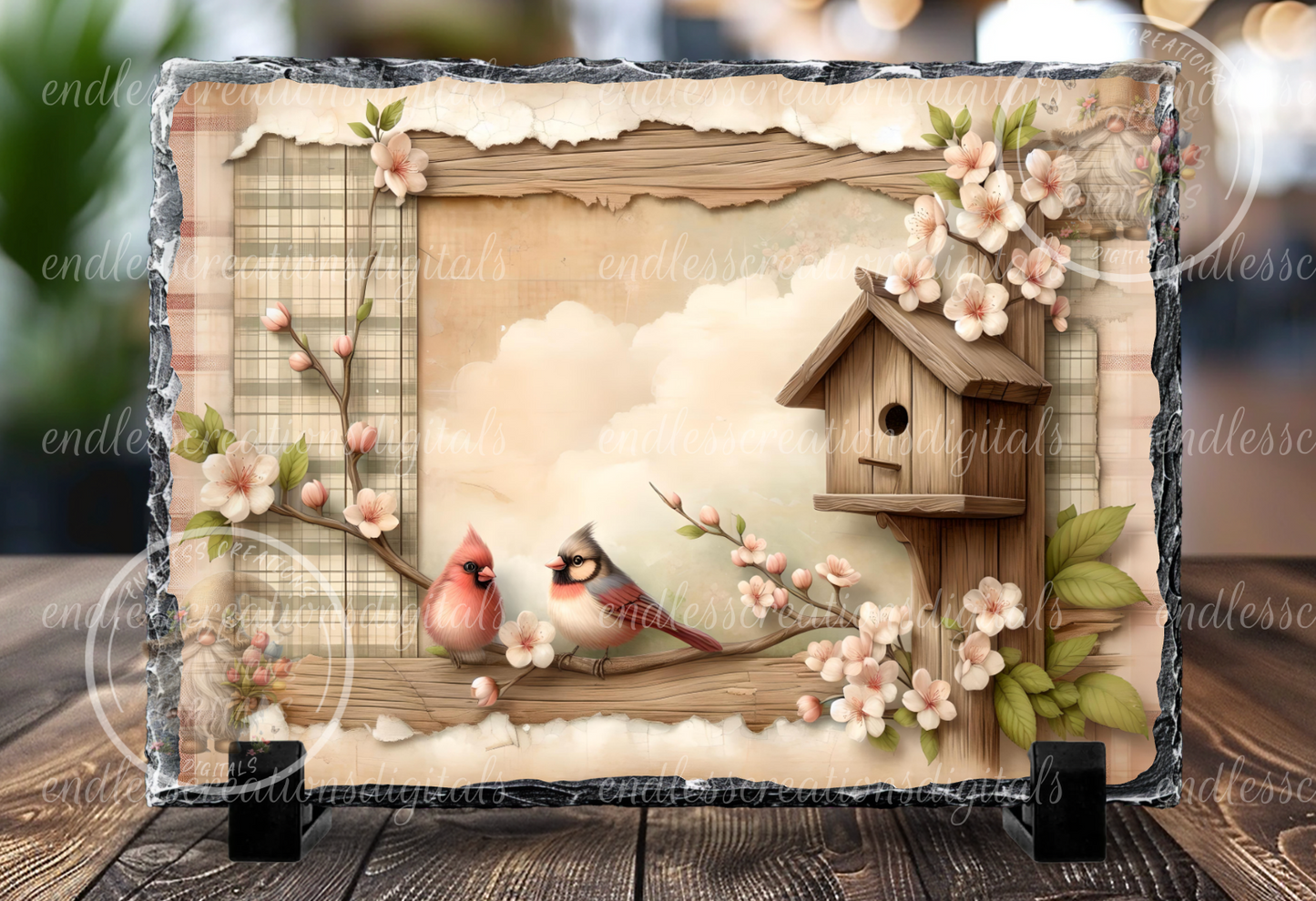 CHERRY BLOSSOMS BIRDHOUSE
