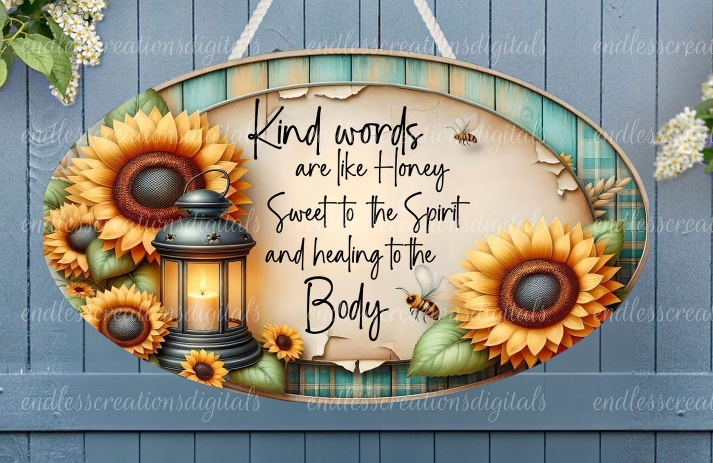 KIND WORDS SUNFLOWERS