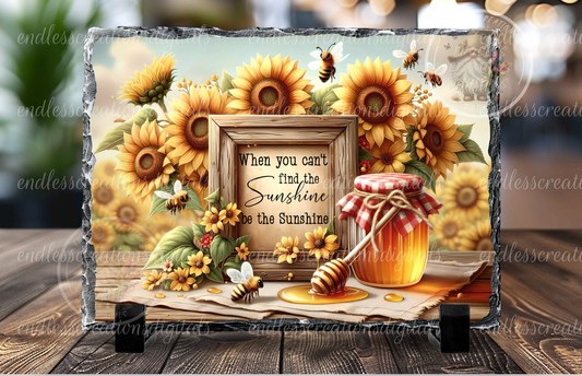 WHIMSICAL SUNFLOWER HONEY BEE