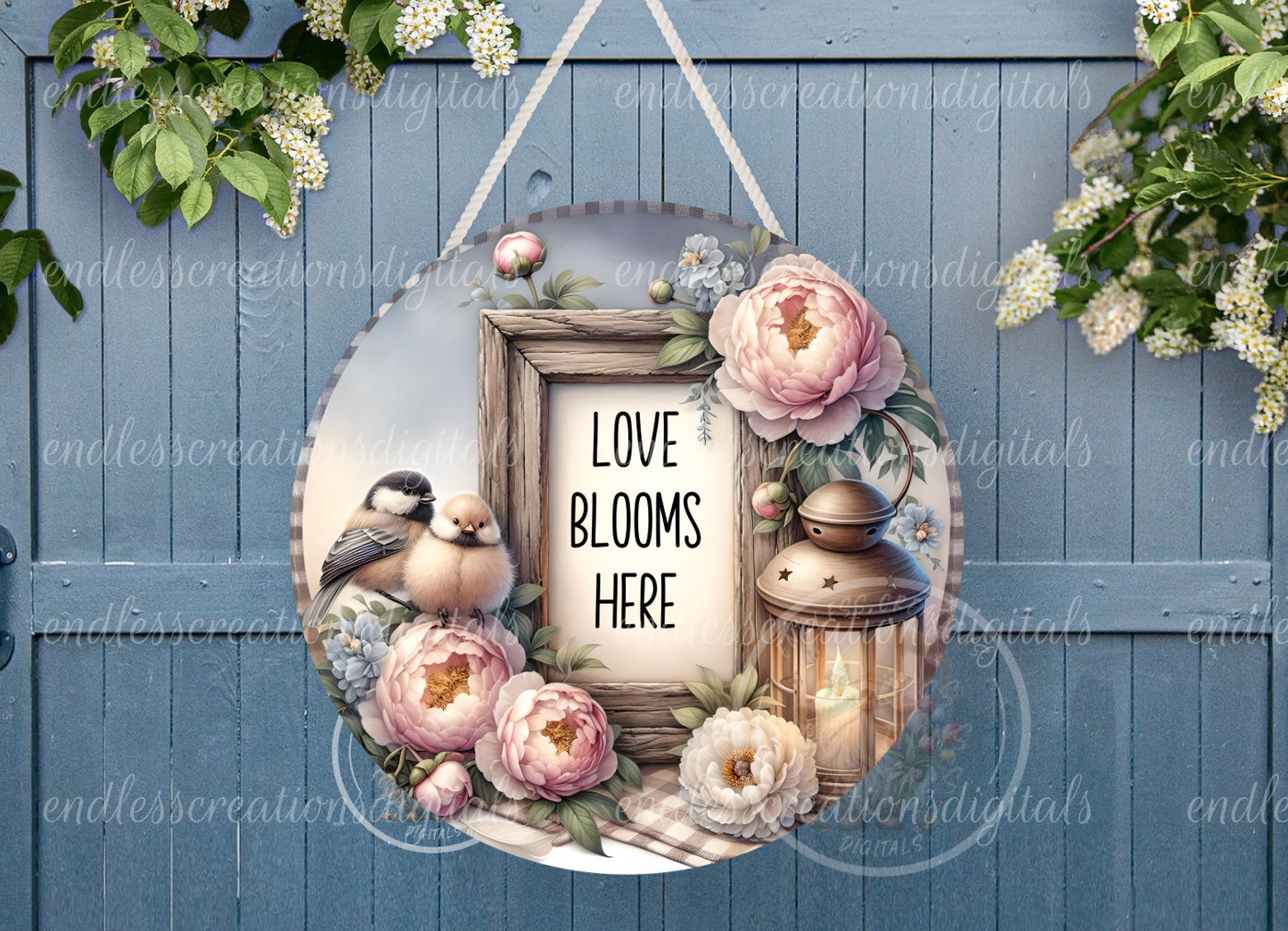 LOVE BLOOMS HERE