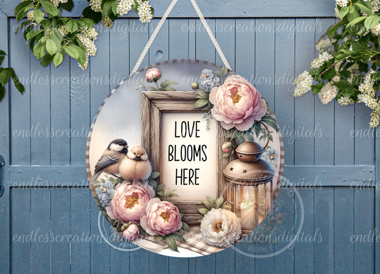 LOVE BLOOMS HERE