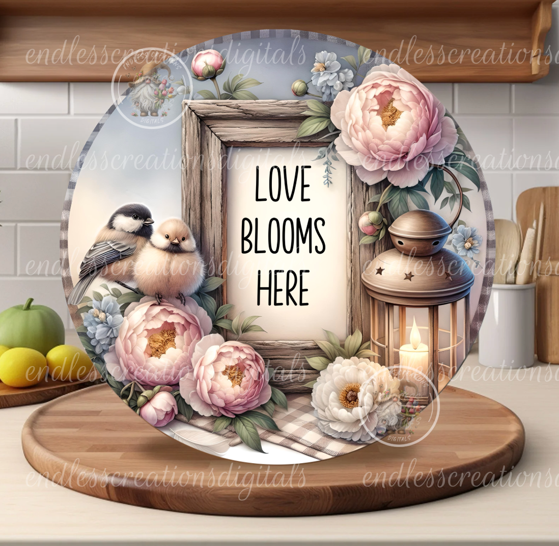 LOVE BLOOMS HERE