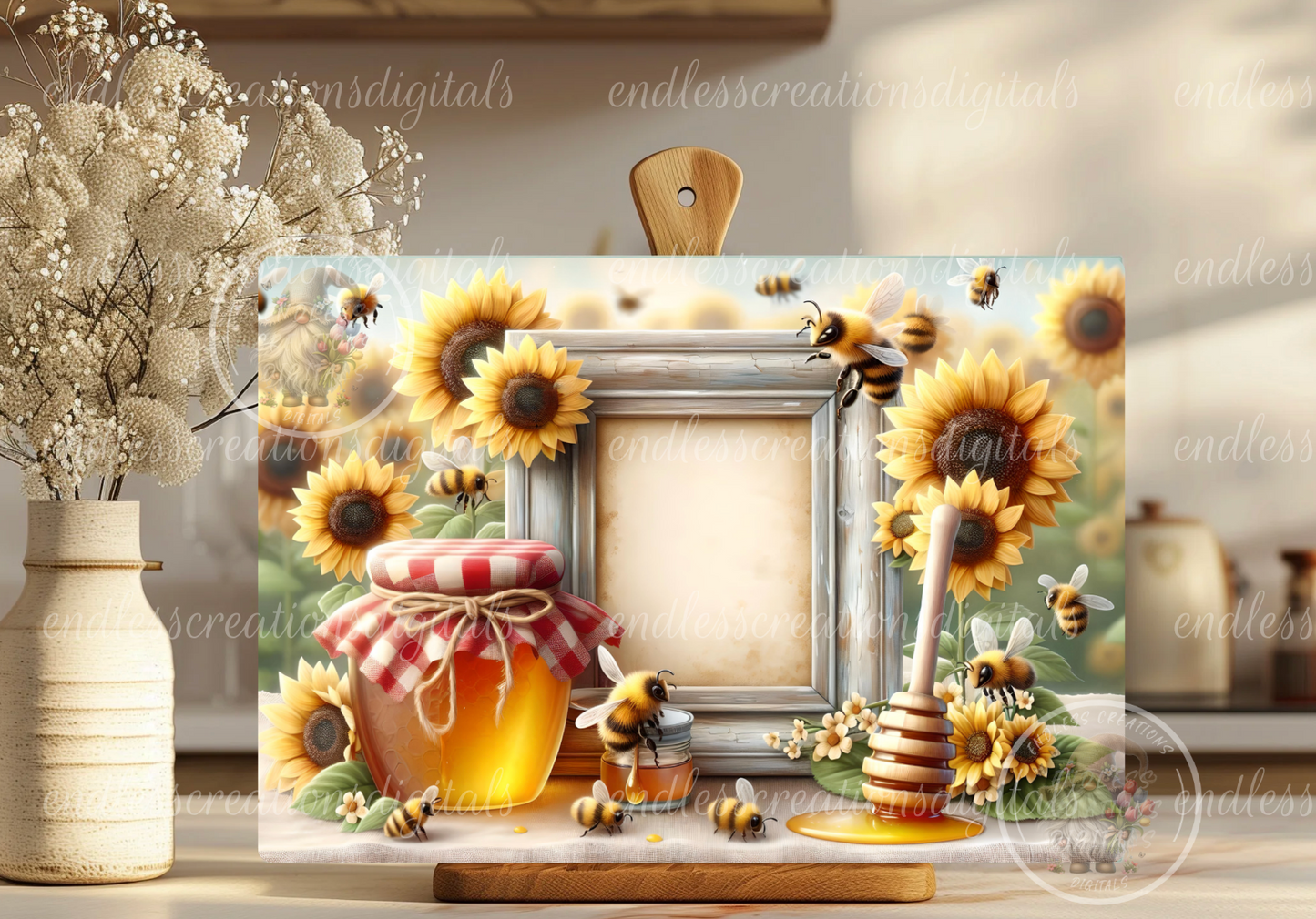BEE HAPPY SUNFLOWER BEES