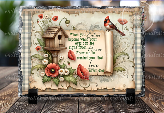 CARDINAL FLORAL BIRDHOUSE
