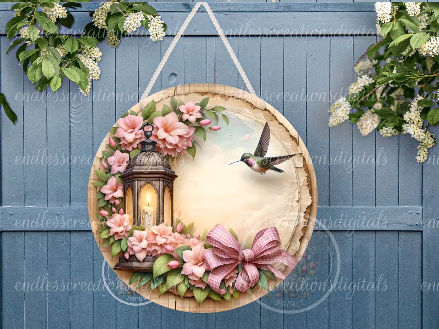 GARDENIA FLORAL LANTERN