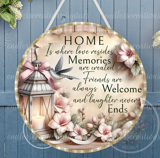 GARDENIA FLORAL LANTERN
